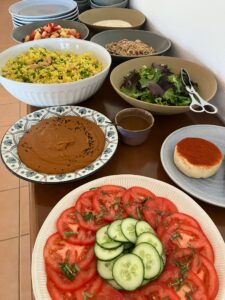 catered vegan meals at psilocybin mushroom retreat portugal